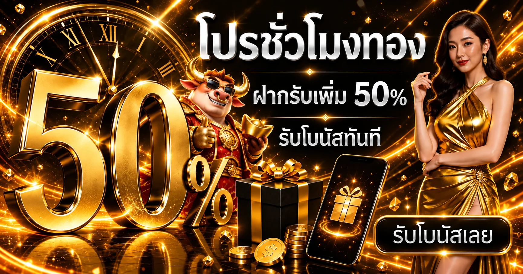 โปรชั่วโมงทอง SING168 พร้อมคำแนะนำอ่านเงื่อนไขโบนัส